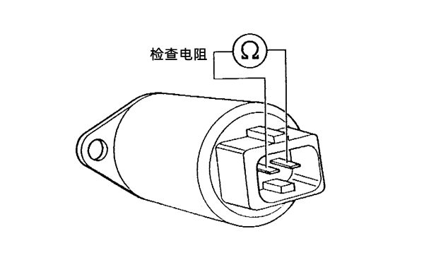 檢查電磁閥端子電阻-康明斯柴油發電機組.png