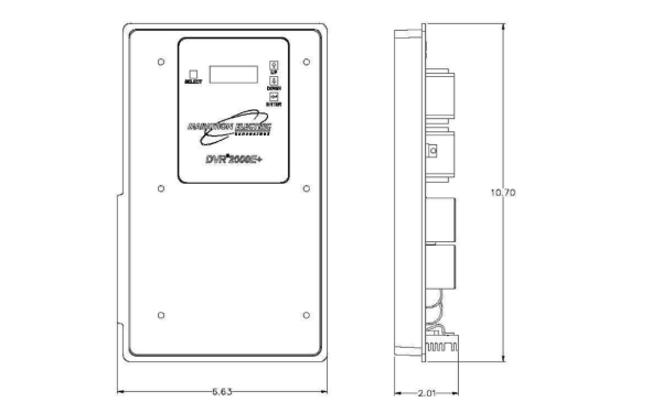 發(fā)電機電壓板DVR2000E尺寸圖.png