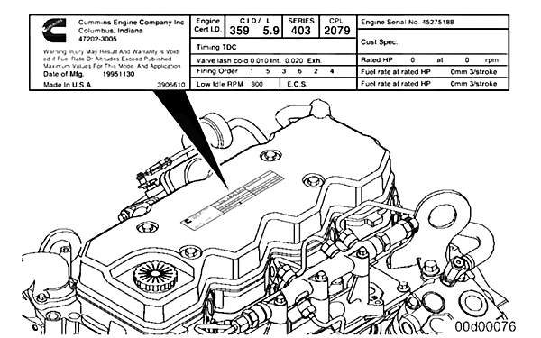 東風康明斯發(fā)動機銘牌安裝位置.png