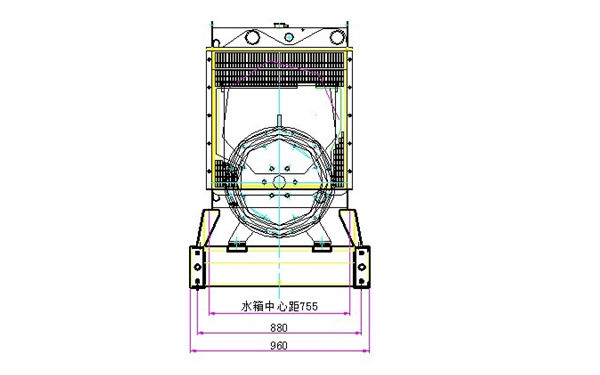 6BTAA5.9G2型敞開式柴油發電機組后視外形圖.png