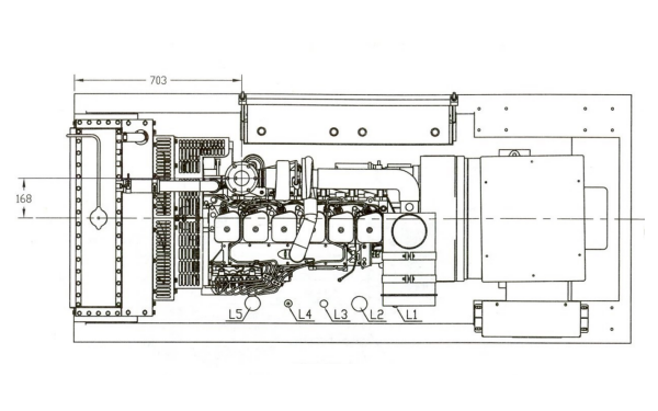 C100D5康明斯發電機組外觀結構平面圖.png