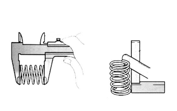 氣門彈簧自由長度和失真檢測-柴油發電機.png