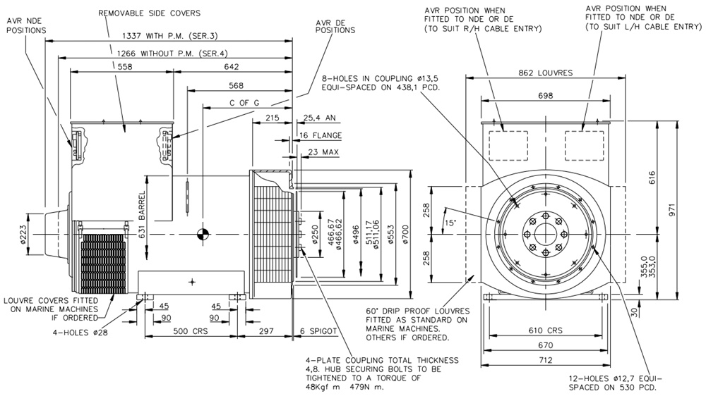 HCI544D斯坦福發電機外形圖紙.png