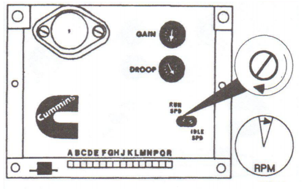 電子調速器高怠速控制調整旋鈕-康明斯柴油發電機組速度控制.png