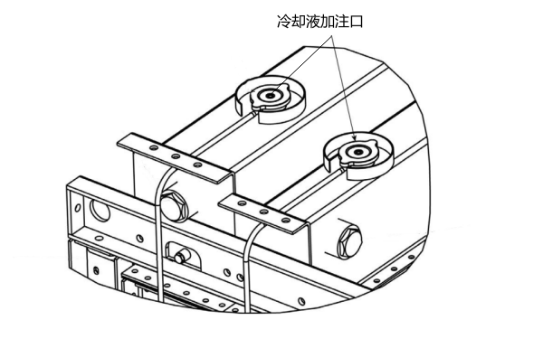 柴油機水箱散熱器冷卻液加注點.png