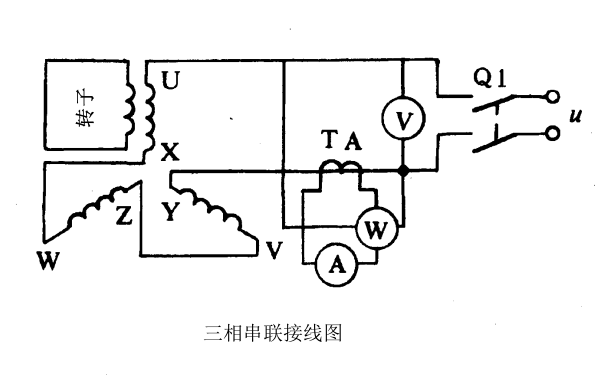 發(fā)電機(jī)零序電抗三相串聯(lián)試驗(yàn)接線圖.png