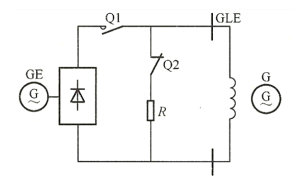 線性放電電阻滅磁示意圖-同步發電機.png