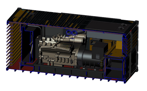 高原型集裝箱柴油發電機組內部結構.png