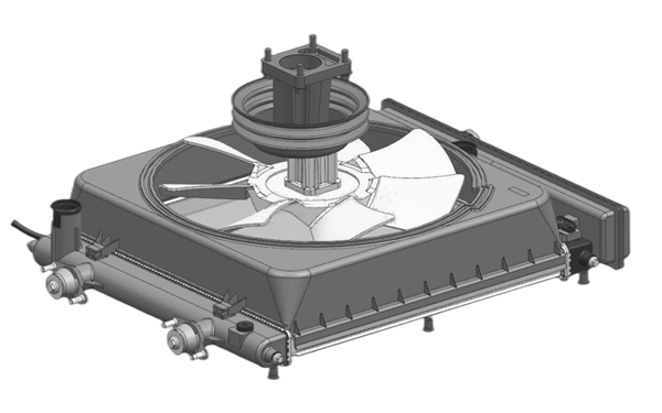 散熱器斜視圖-柴油發電機組.png