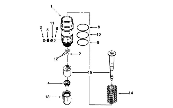 噴油器安裝零件圖-柴油發(fā)電機組.png