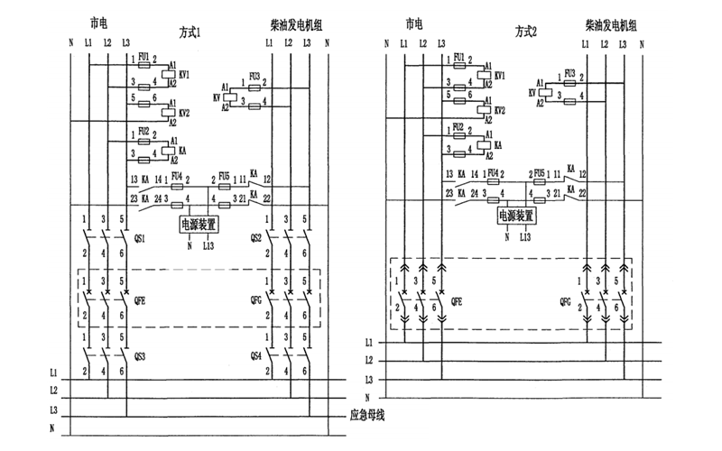 市發電轉換電路圖-康明斯柴油發電機組.png