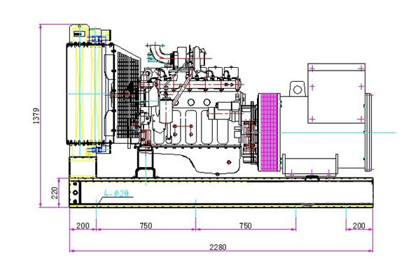 6BTAA5.9G2型敞開式柴油發電機組側視外形圖.png