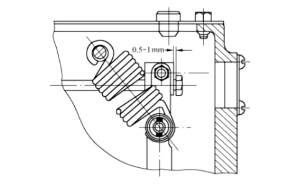 噴油泵拉桿螺釘與拉桿支撐塊距離-柴油發(fā)電機(jī)組.png