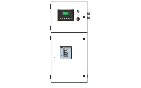 敞開式發電機組側立式控制開關柜正視圖.png