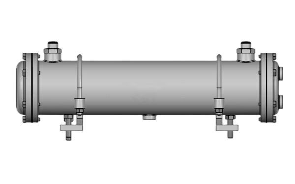 水冷式機(jī)油冷卻器模型圖-柴油發(fā)電機(jī)組.png