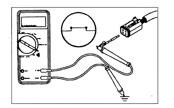 測量ECM電源線束插頭中負極觸針與機體間的電阻.png