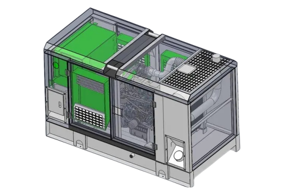 靜音箱式柴油發電機組3D模型圖.png