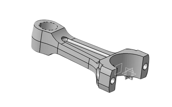 連桿桿身三維建模圖-柴油發電機組.png