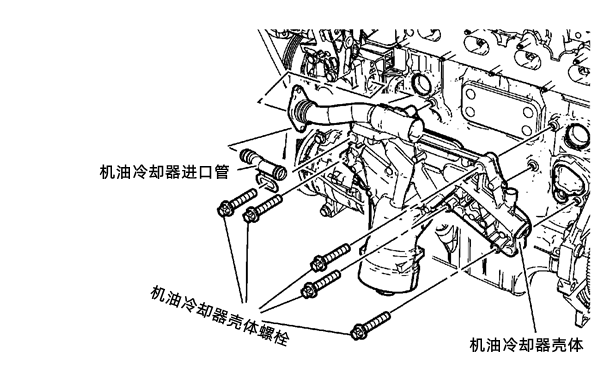 機油冷卻器拆卸方法-柴油發電機組2.png