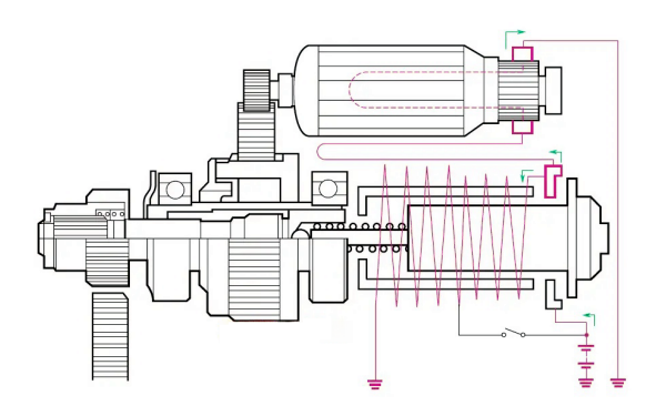 柴油機啟動馬達的復位過程示意圖.png