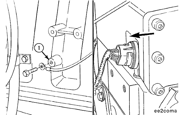 斷開柴油機(jī)電子執(zhí)行器線束的接地導(dǎo)線接頭.png