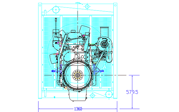 QSZ13-G2東風康明斯柴油發動機背面尺寸圖.png