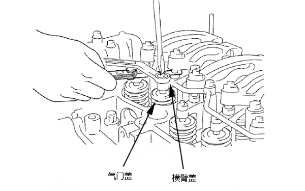 擰緊氣門間隙的調整螺釘.png