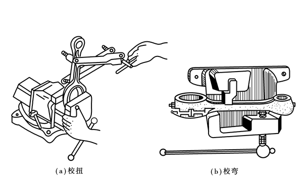 連桿變形彎曲校正-柴油發電機組.png