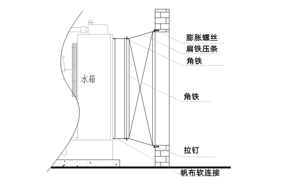 柴油發電機組排風喇叭口安裝側視圖.png