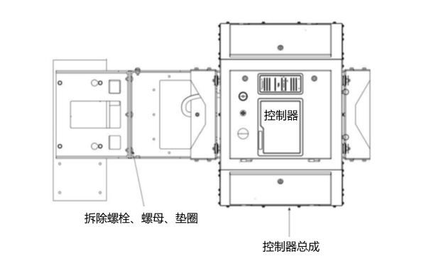 康明斯發電機組控制箱底座拆除.png