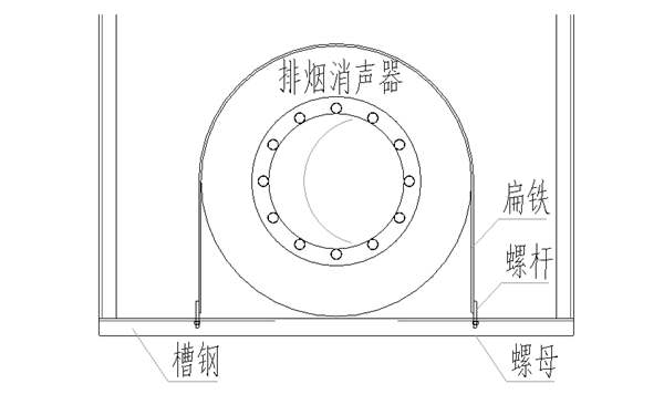 消音器支架安裝-柴油發(fā)電機(jī)組.png