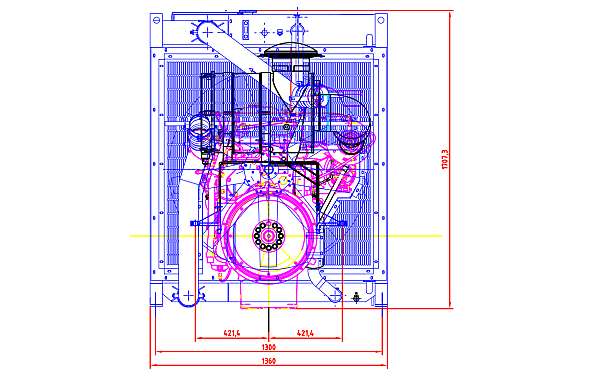 QSZ13-G10東風康明斯柴油發動機背面尺寸圖.png