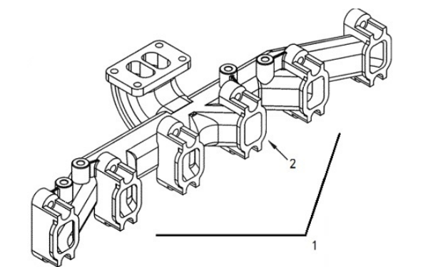 排氣歧管-6BT5.9G2康明斯柴油發(fā)電機(jī)組零件圖.png
