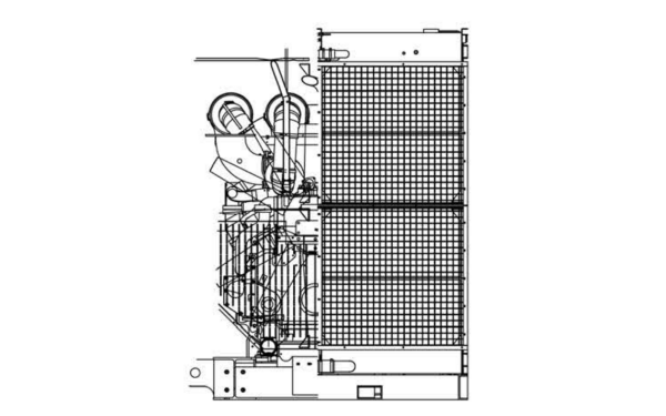 電噴型康明斯發(fā)電機組水箱散熱器外觀圖.png