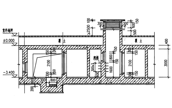 人防移動柴油機(jī)電站平面圖.PNG