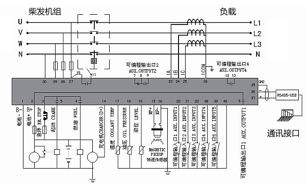 柴油發電機組控制器接入端口接線圖.png